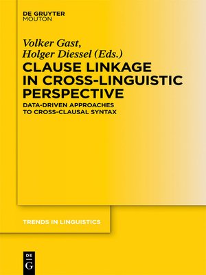 cover image of Clause Linkage in Cross-Linguistic Perspective